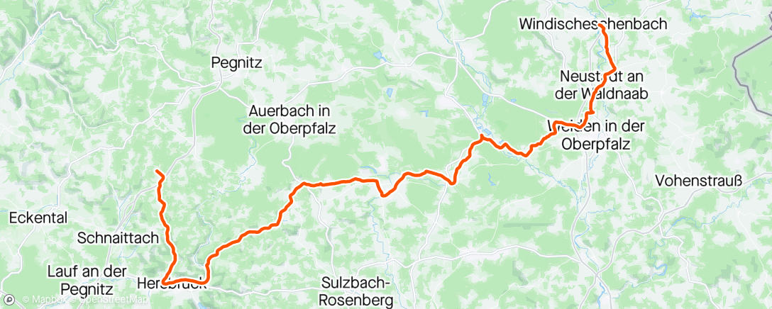 Mapa de la actividad, Teil 4 - Windischeschenbach - Spies