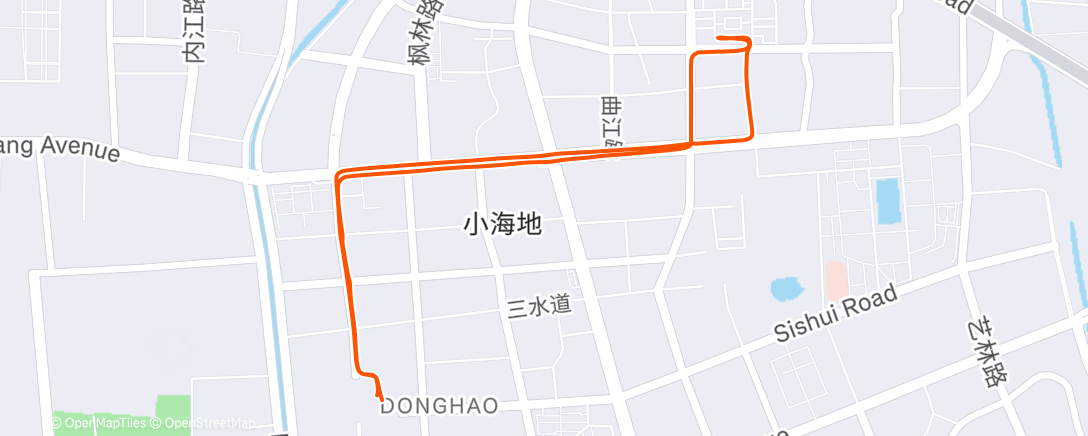 Карта физической активности (Morning Ride)