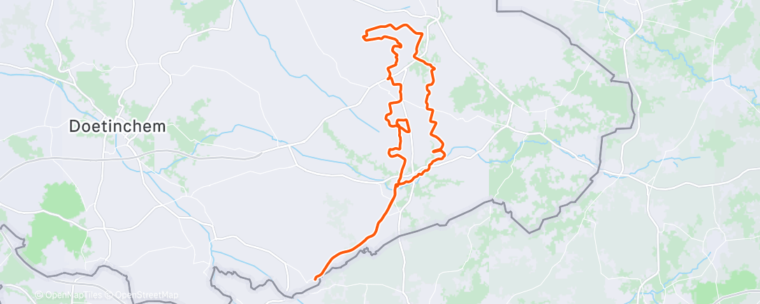 Карта физической активности (Met de Peddelaars naar de snert gegraveld)