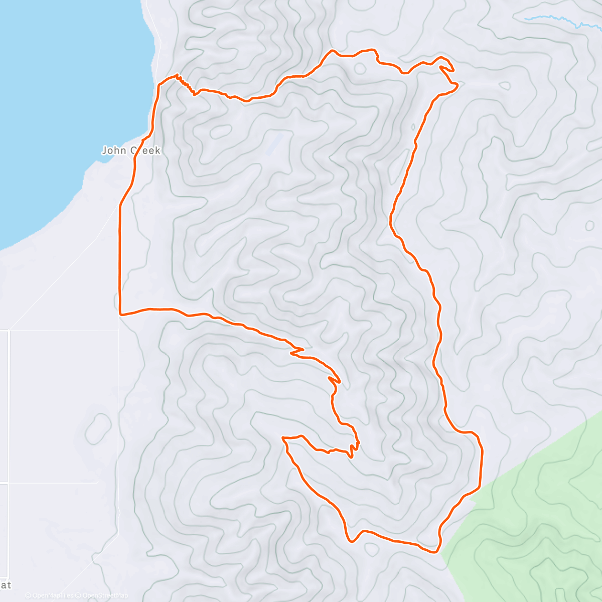 Map of the activity, Pakituhi-Grandview