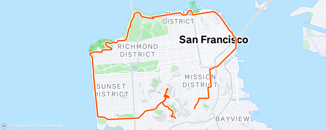 Map of the activity, Successful hunt for rain gear