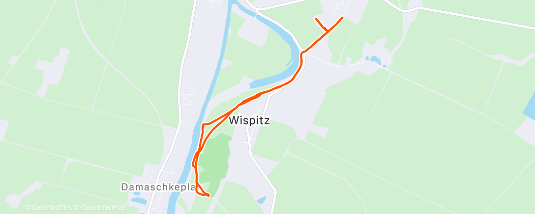 Карта физической активности (Spaziergang am Morgen)