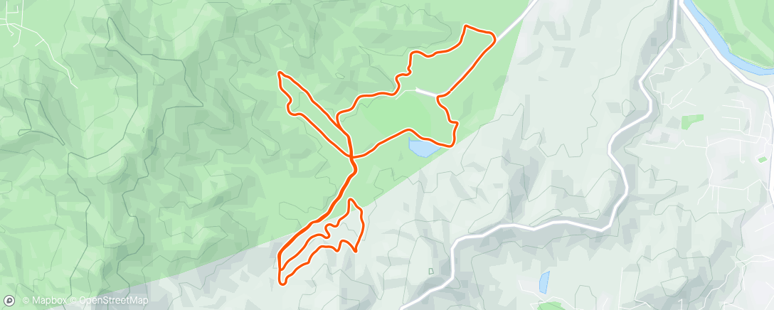 Map of the activity, Morning Run