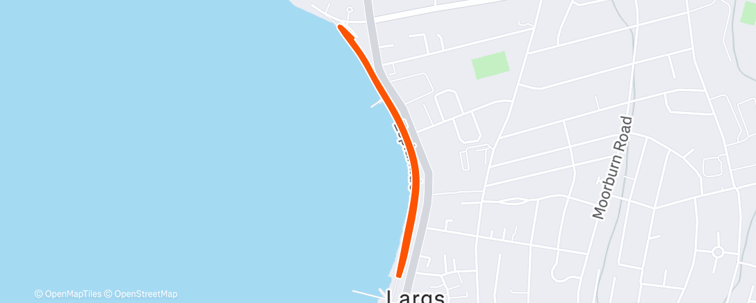 Map of the activity, Morning Run