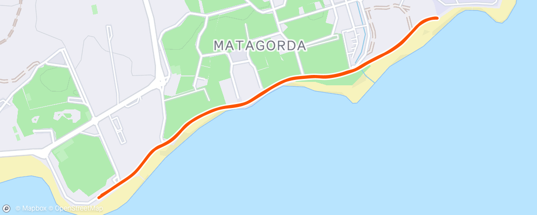 Map of the activity, Morning Walk