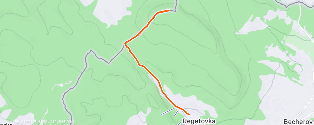 Карта физической активности (Javorina ❄️ 5/16)