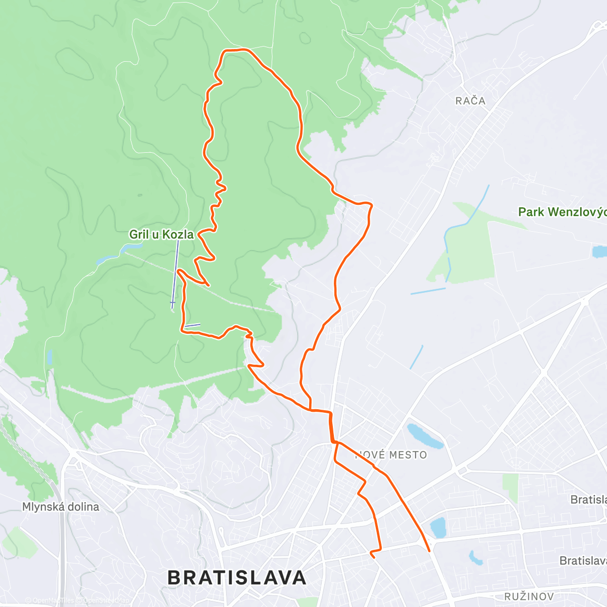 Map of the activity, Blatko zlatko