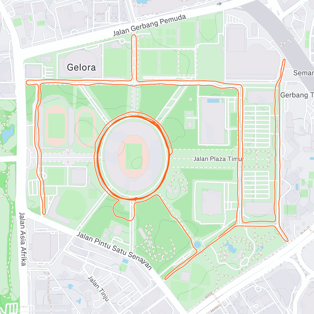 Map of the activity, “Chasing Bells 🛎️ 🔔 “