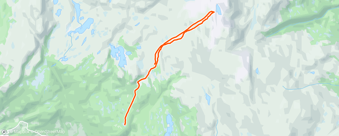 Map of the activity, Rando til Høgevarde