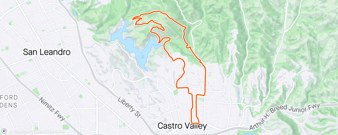 Map of the activity, Trail Friends