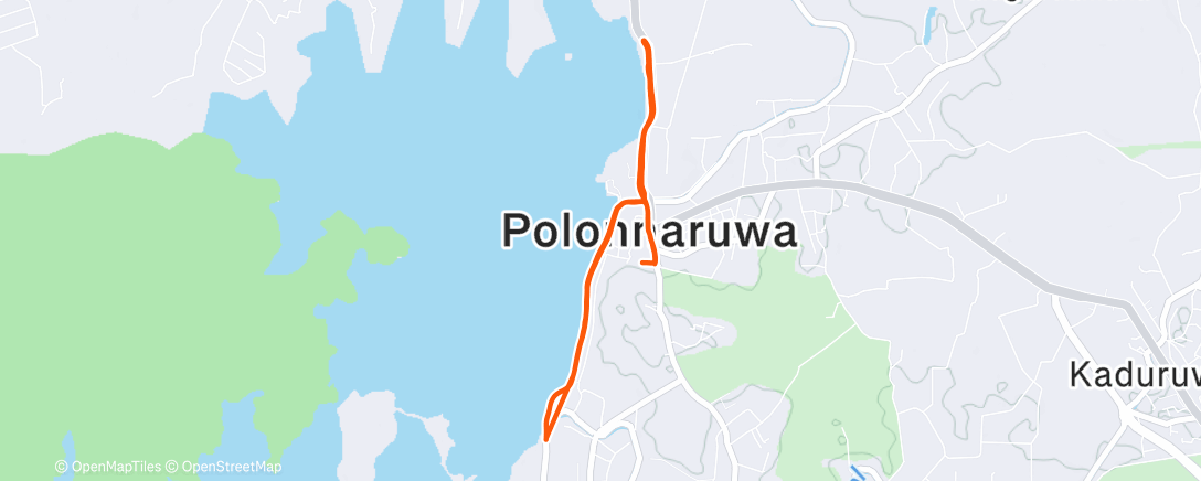 Карта физической активности (Polonnaruwa)