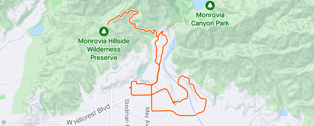 Map of the activity, First ride back after injury