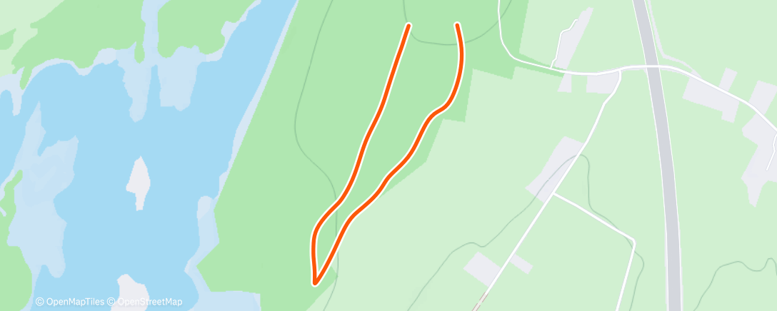 Map of the activity, Morning Run