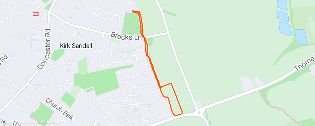 Mapa da atividade, Afternoon Walk short walk with Bolt
