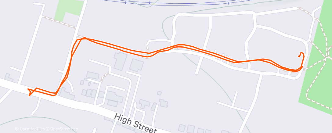 Карта физической активности (Afternoon Walk)