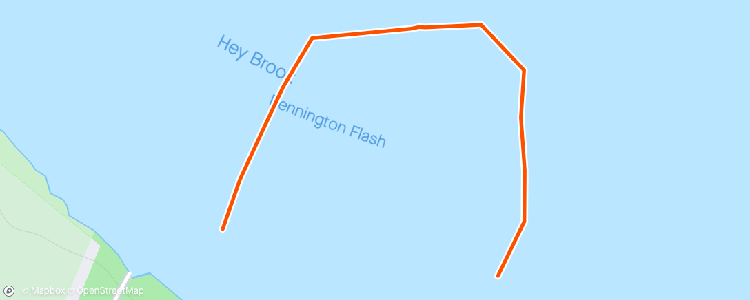 Mappa dell'attività Afternoon Swim