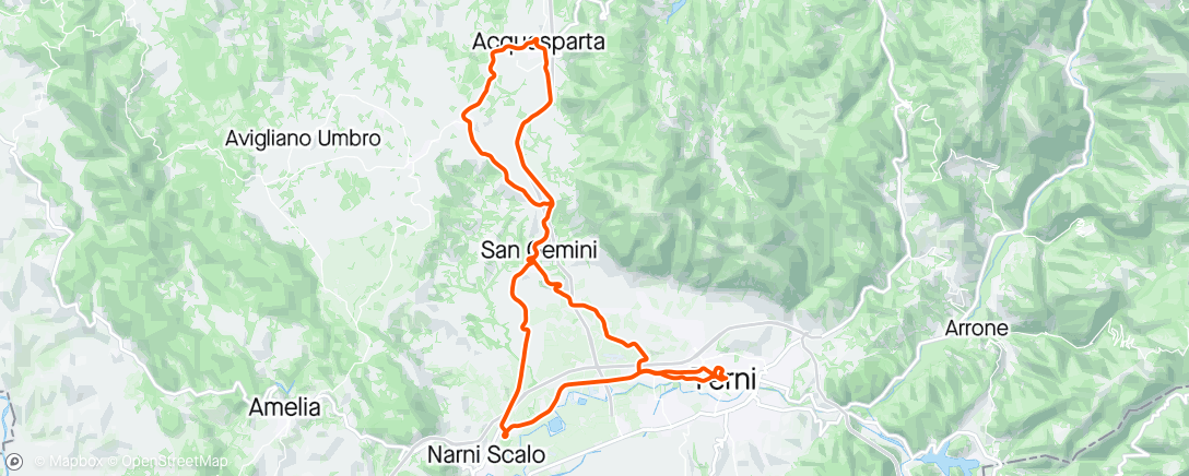 Карта физической активности (036-2024 Giro della Liberazione 🇮🇹)