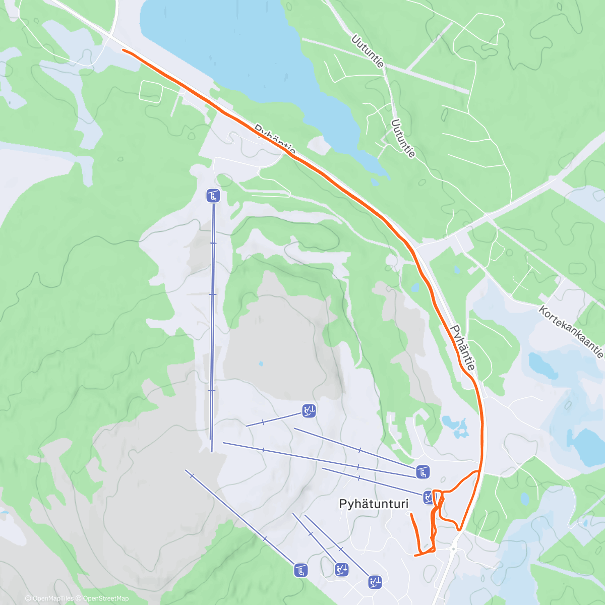 Карта физической активности (La neige était fraîche ce matin)