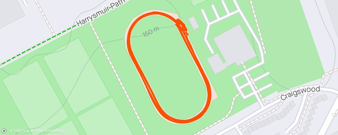 Map of the activity, LRC Track Session