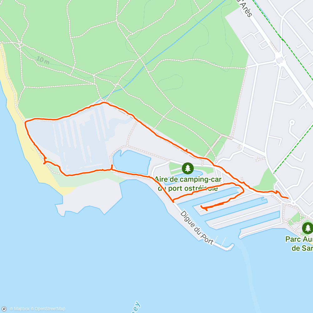Map of the activity