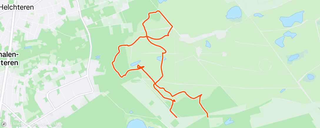 Map of the activity, Morning Run