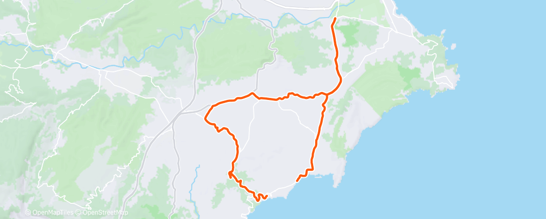 Map of the activity, Fietsen