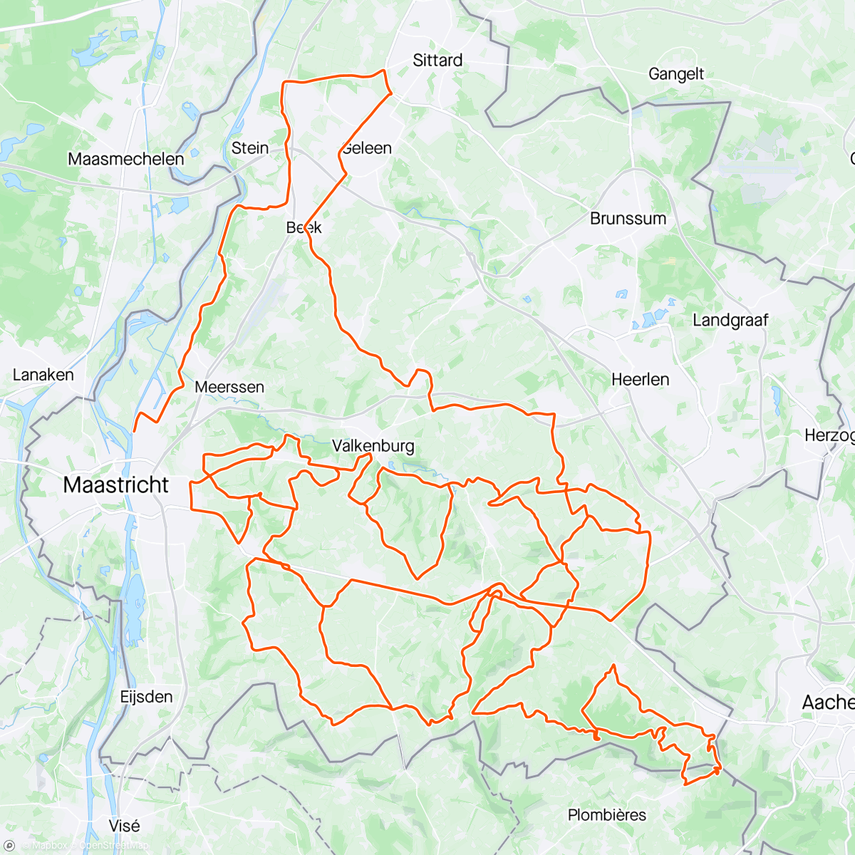 Map of the activity, Amstel Gold Race 1.UWT