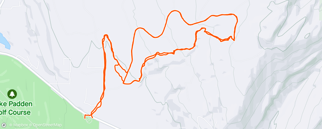 Map of the activity, Evil pre-ride