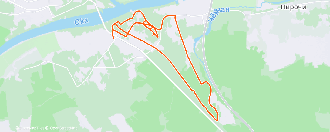 Карта физической активности (Morning Run)