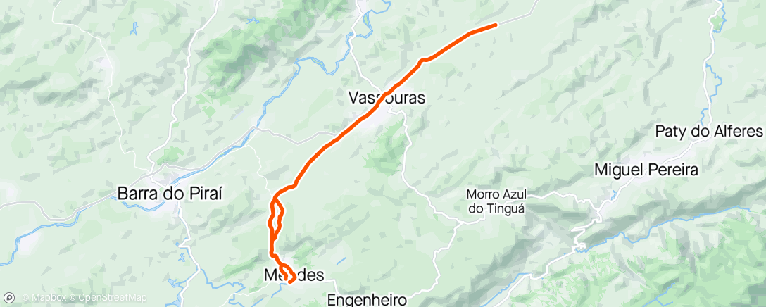 Mapa de la actividad, Intervalos pra acordar o corpo + endurance