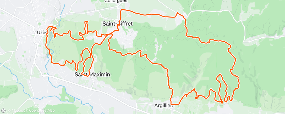 Map of the activity, Rando des truffes