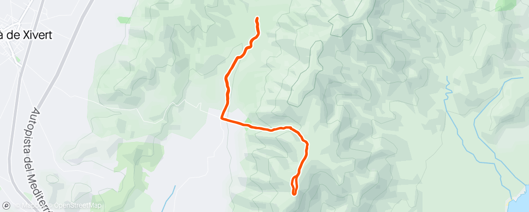 Map of the activity, Fartlek Trail