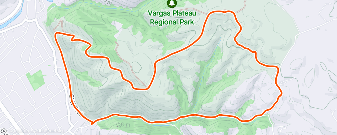 Map of the activity, Vargas