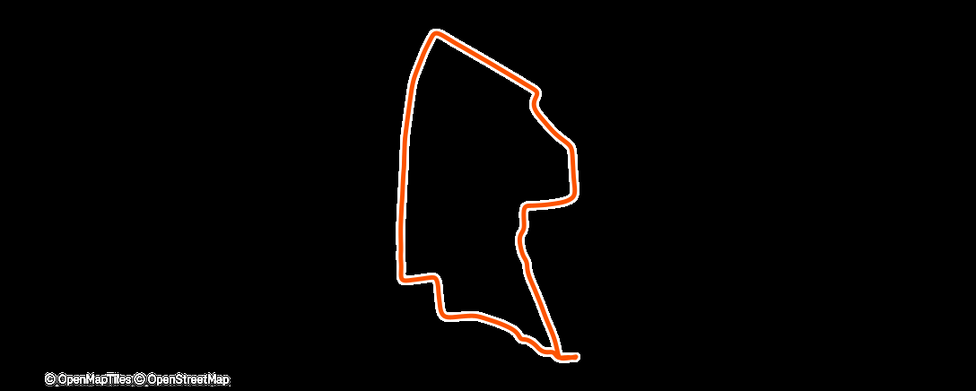 Map of the activity, Morning Run