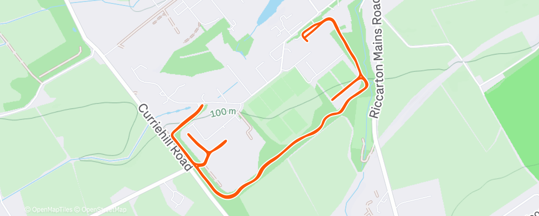 Map of the activity, Oriam Parkrun: Sub 16 and New Course Record!!!