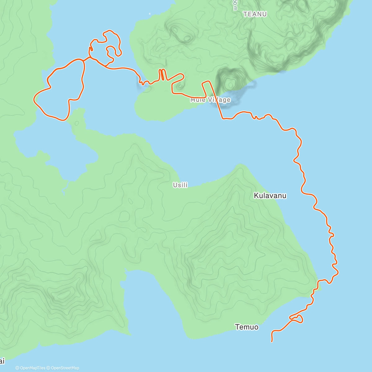 Map of the activity, Zwift - : Sweet Spot Intervals on Coast to Coast in Watopia (IF 0.78 - 64 TSS)