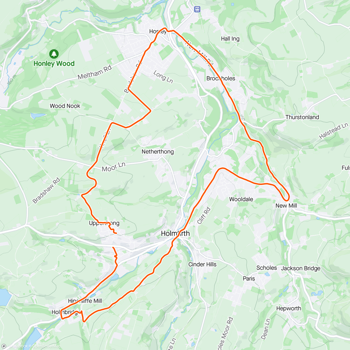 Map of the activity, Post Brussels Run