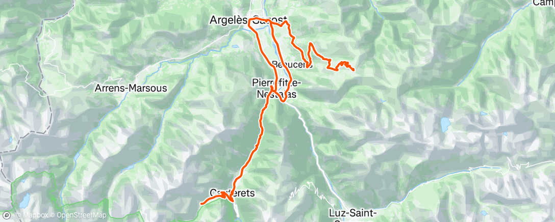 Carte de l'activité