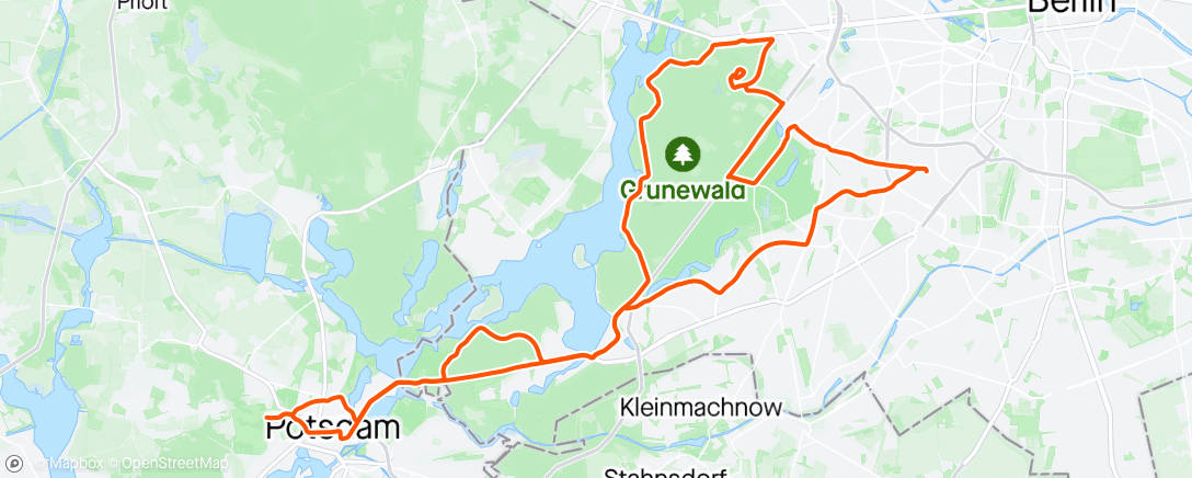 Map of the activity, Brutales Höhentraining