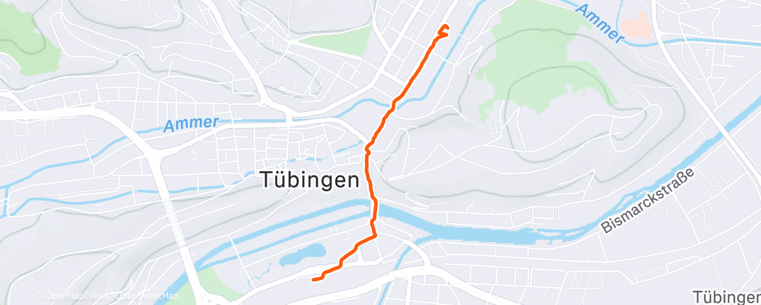 Map of the activity, ☁️ Tübingen, Baden-Württemberg Ukrainisch-Kurs 🇺🇦💙💛