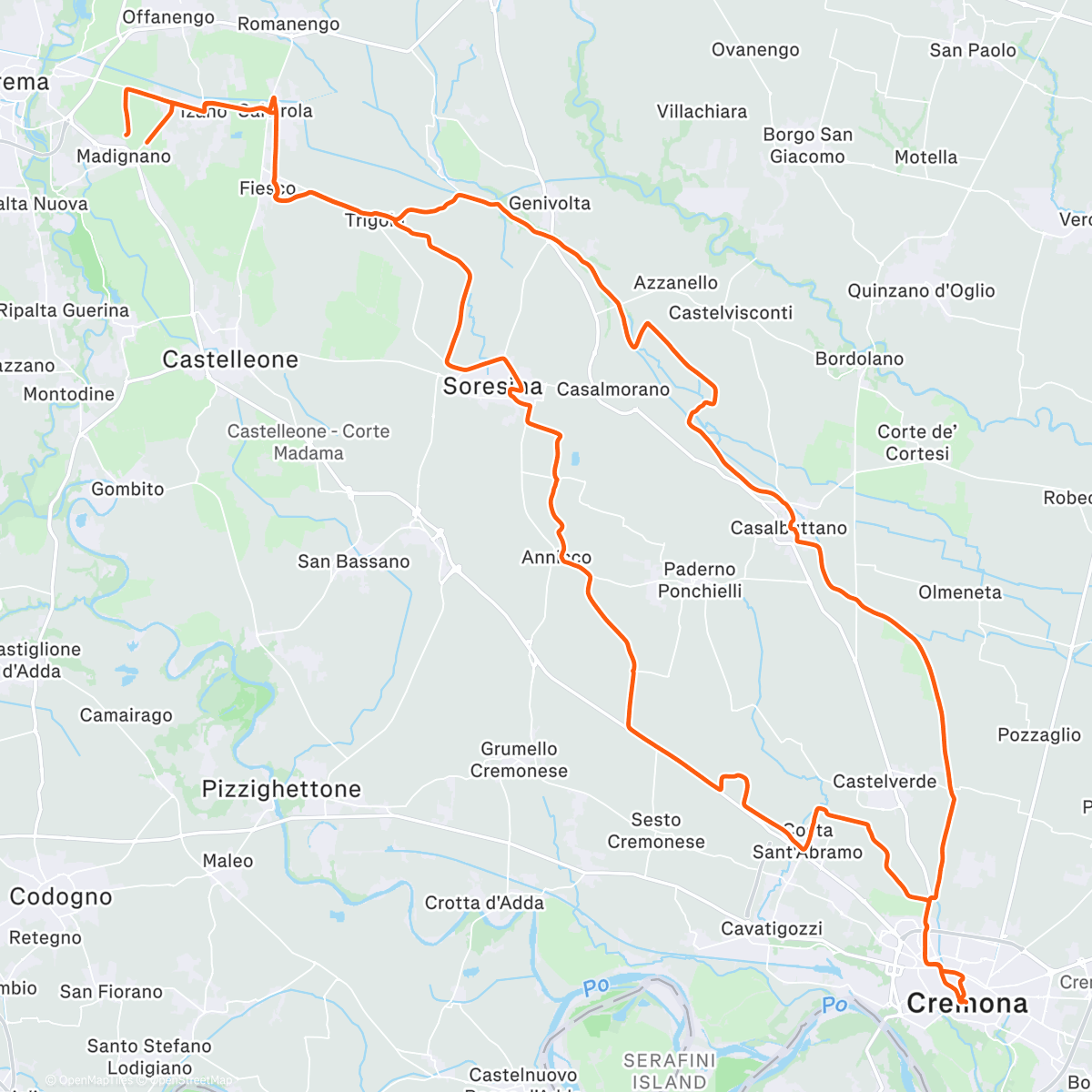 Map of the activity, Il solito a Cremona