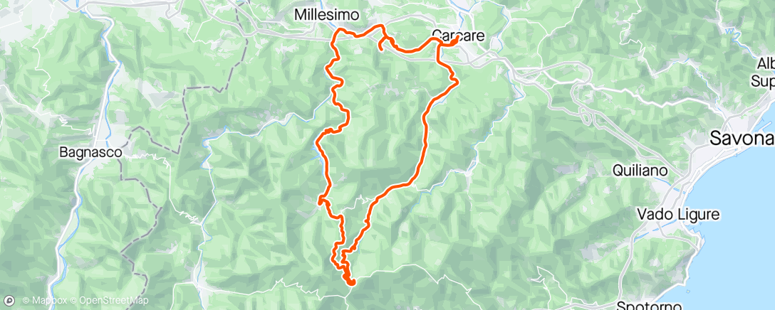 Map of the activity, Giro mattutino in totale relax😂