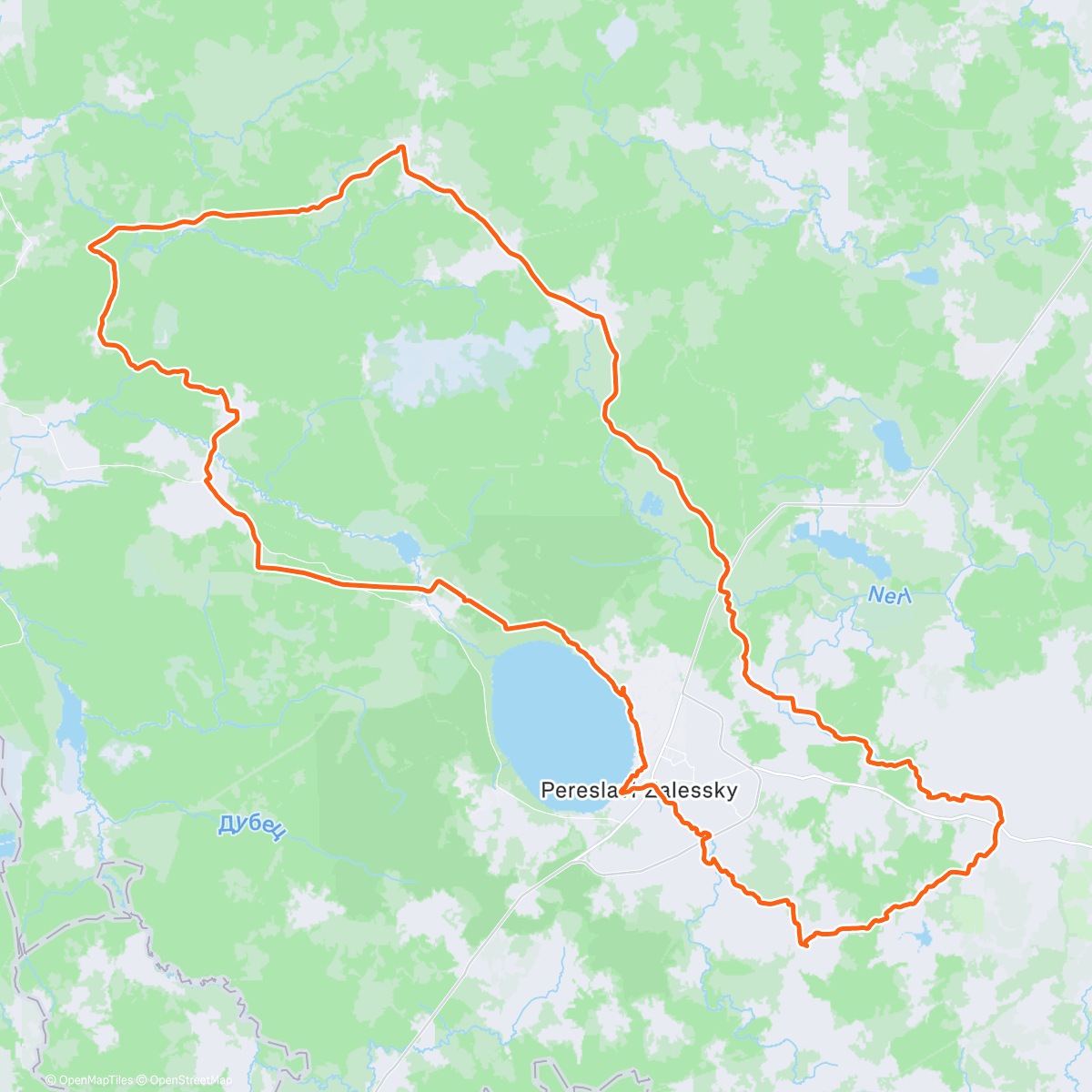 Map of the activity, Valhalla Race 2025