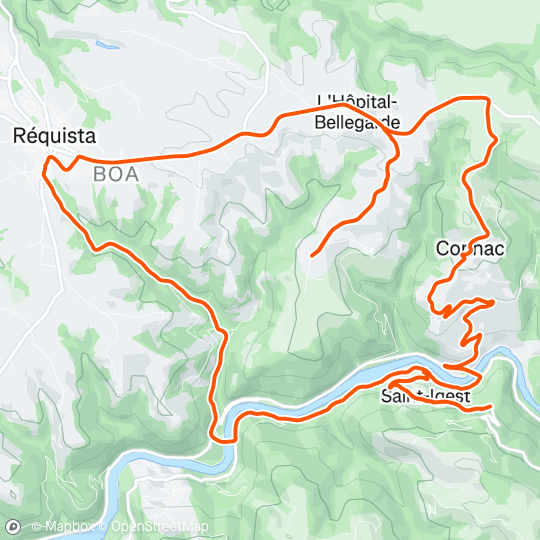 Carte de l'activité