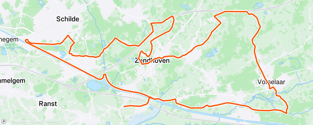 Map of the activity, Namiddagrit
