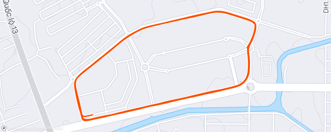 Carte de l'activité Morning Run