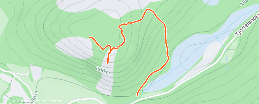 Map of the activity, God jul Hike 🎄🎄