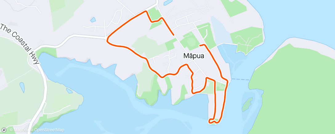 Map of the activity, Charlie walk with Angela