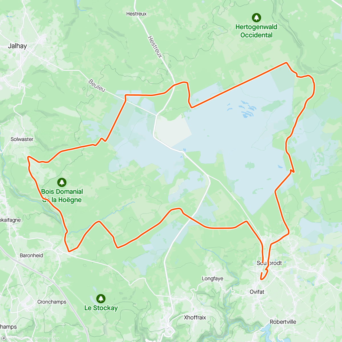 Map of the activity, Dirty Boar Social  Night Ride