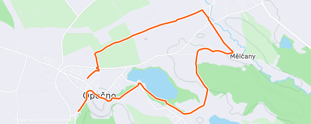 Карта физической активности (Morning Run)